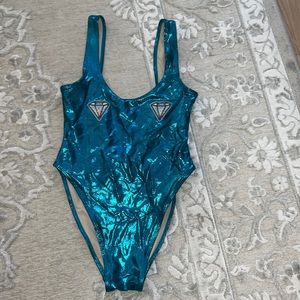 PRIVATE PARTY customized 🔥 swimsuit with Diamond patches perfect
